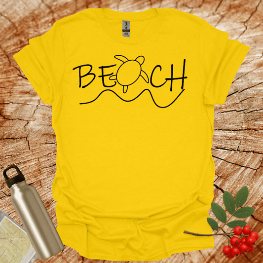 Beach Turtle Waves T-Shirt