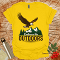 Embrace the Outdoors Eagle Snowy Mountains T-Shirt