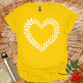 Flower heart shaped T-Shirt