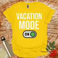 Vacation Mode ON Green T-Shirt
