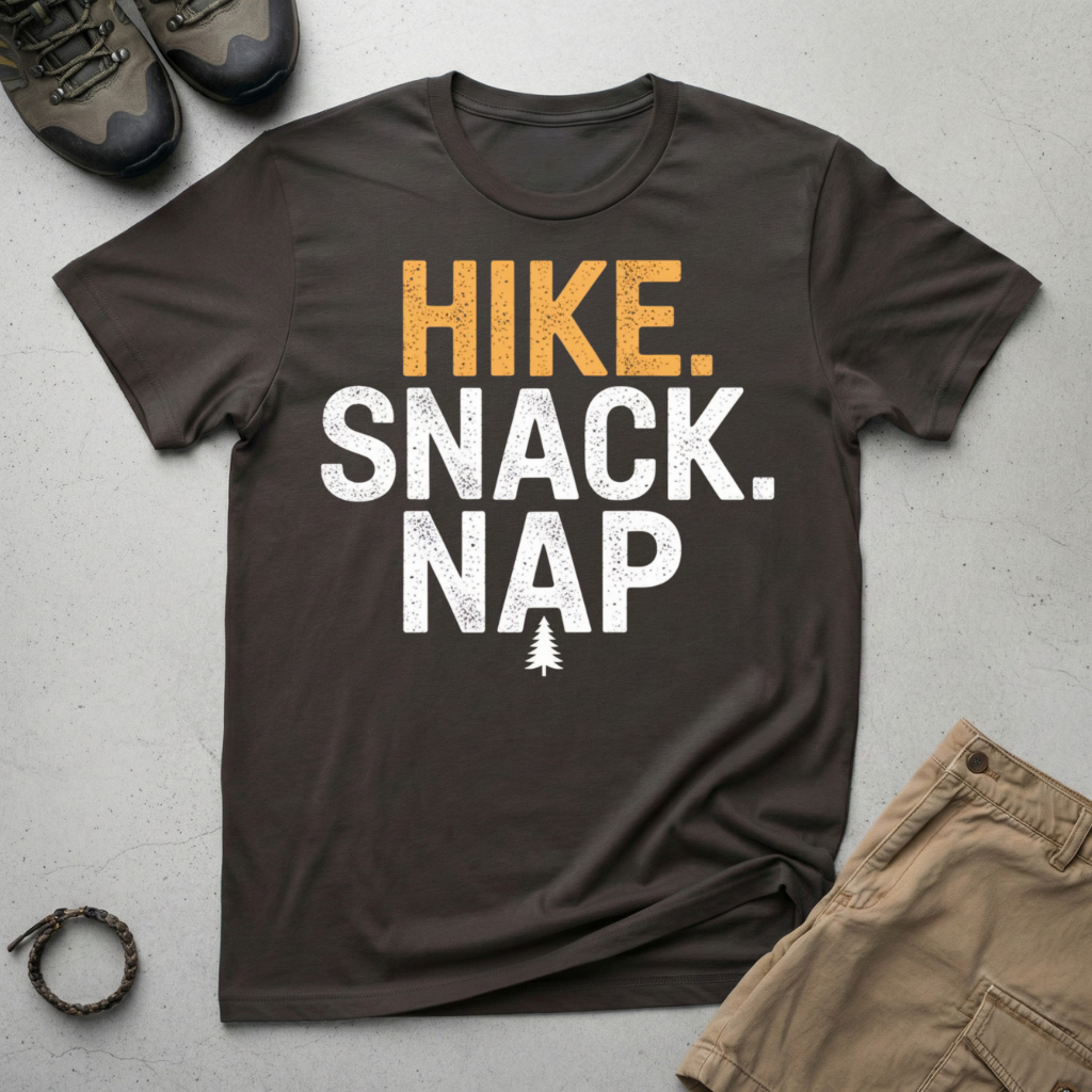 Hike Snack Nap T-Shirt