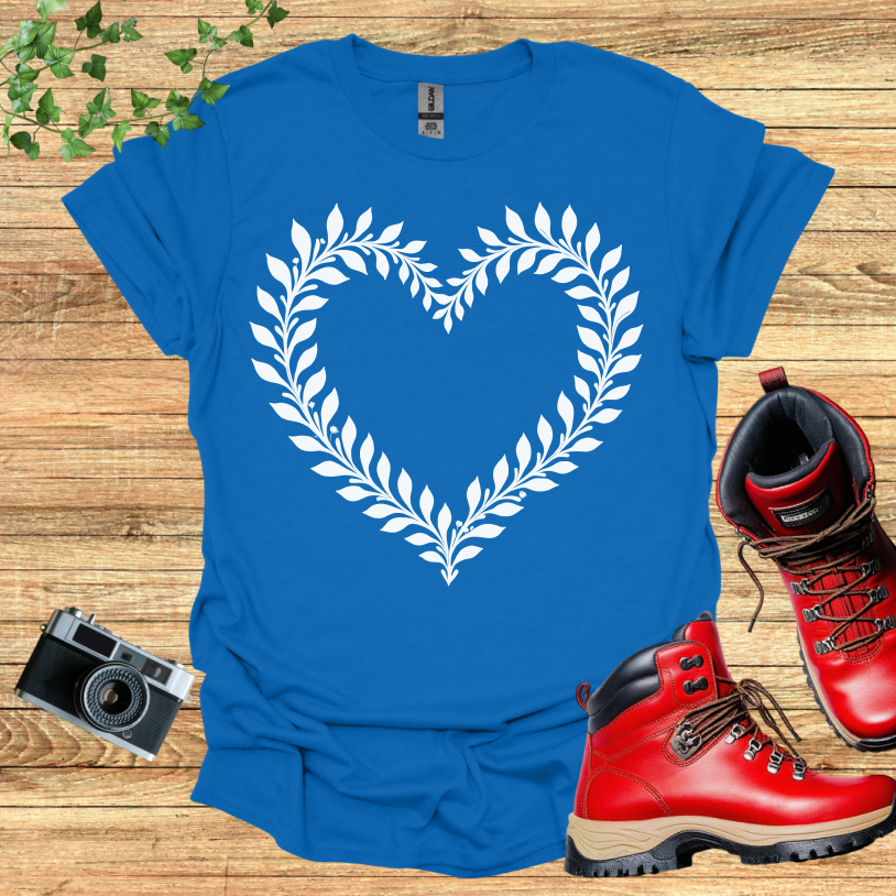 Flower heart shaped T-Shirt