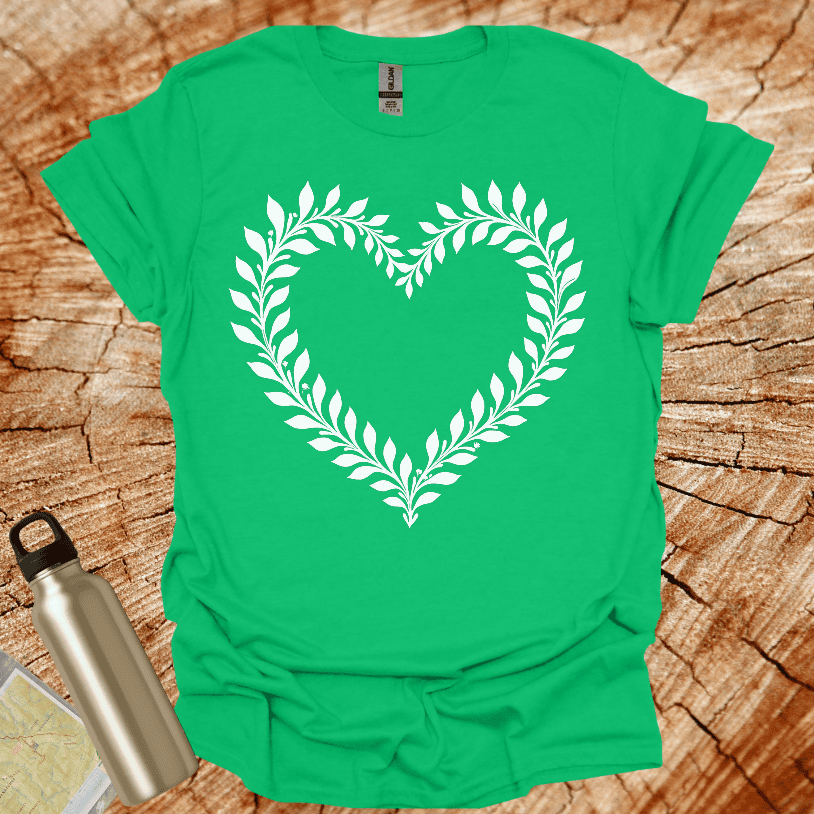 Flower heart shaped T-Shirt