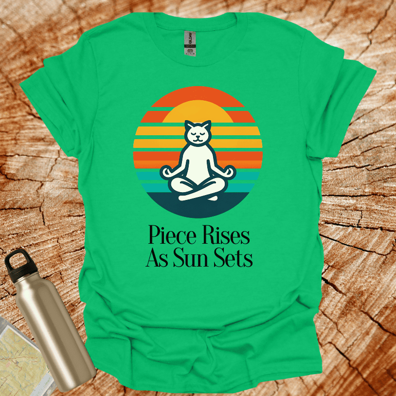 Piece Rises As Sun Sets T-Shirt
