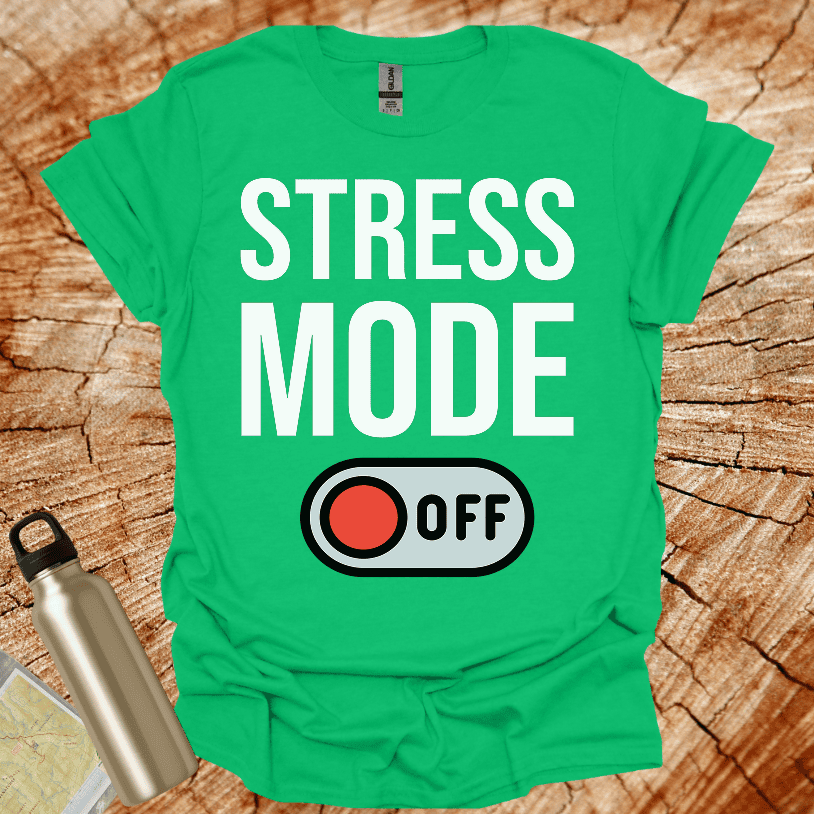 Stress Mode OFF Red T-Shirt