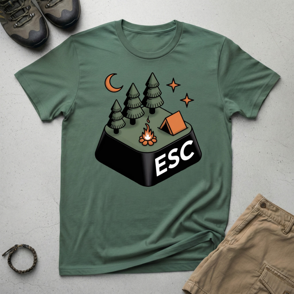 Esc Button T-Shirt