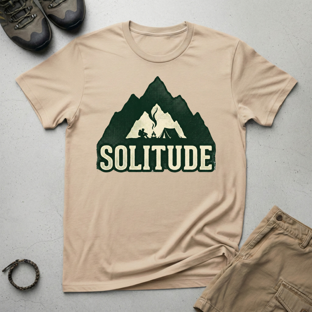 Vintage Mountain Solitude T-Shirt