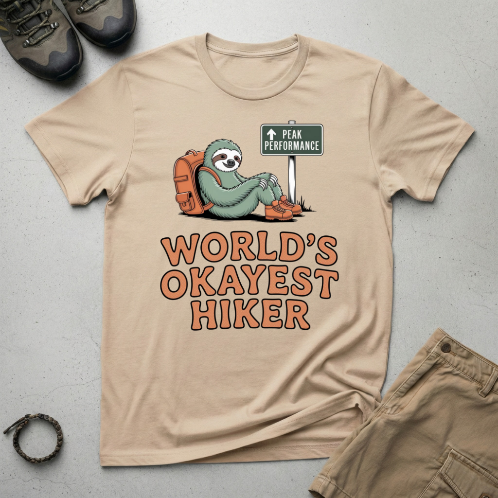 World's Okayest Hiker T-Shirt
