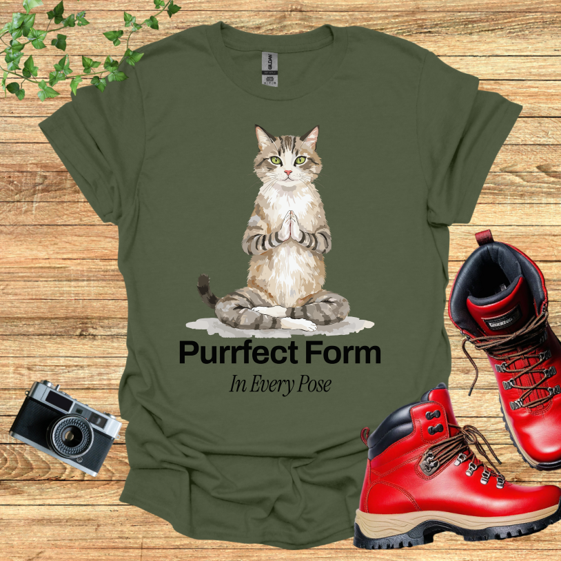 Purrfect In Every Pose T-Shirt