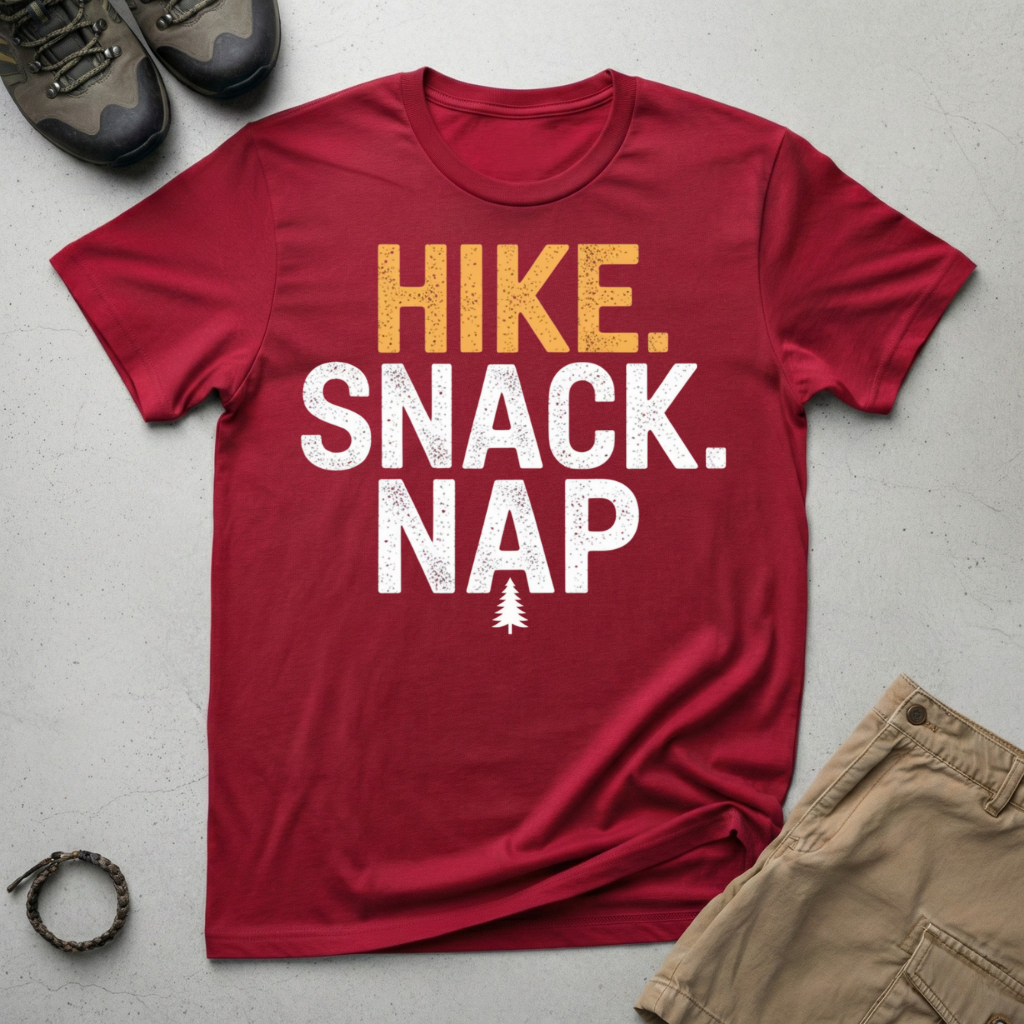 Hike Snack Nap T-Shirt