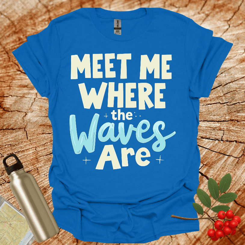 Meet Me Where The Waves Are Stars T-Shirt