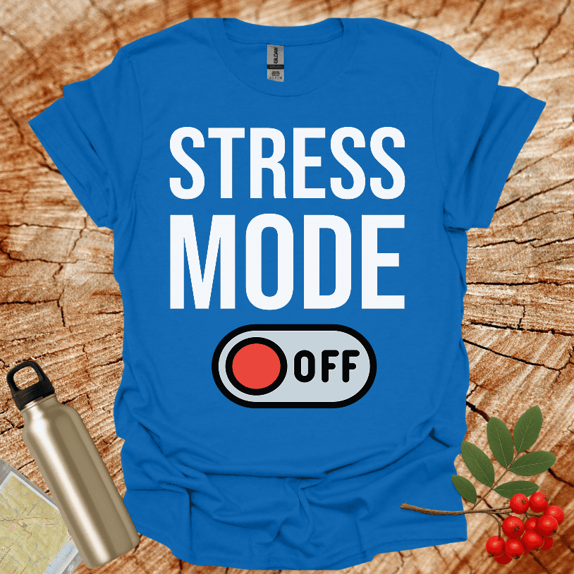 Stress Mode OFF Red T-Shirt