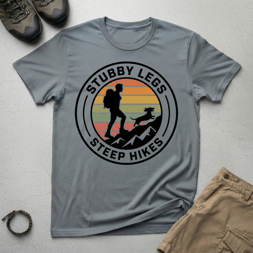 Stubby Legs Hikes T-Shirt