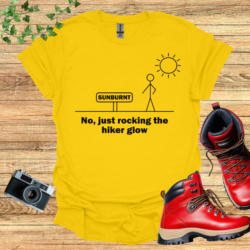 Sunburnt Hiker Glow T-Shirt