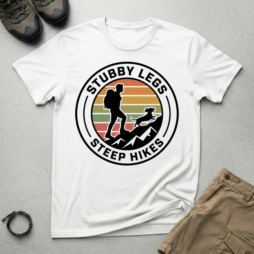Stubby Legs Hikes T-Shirt