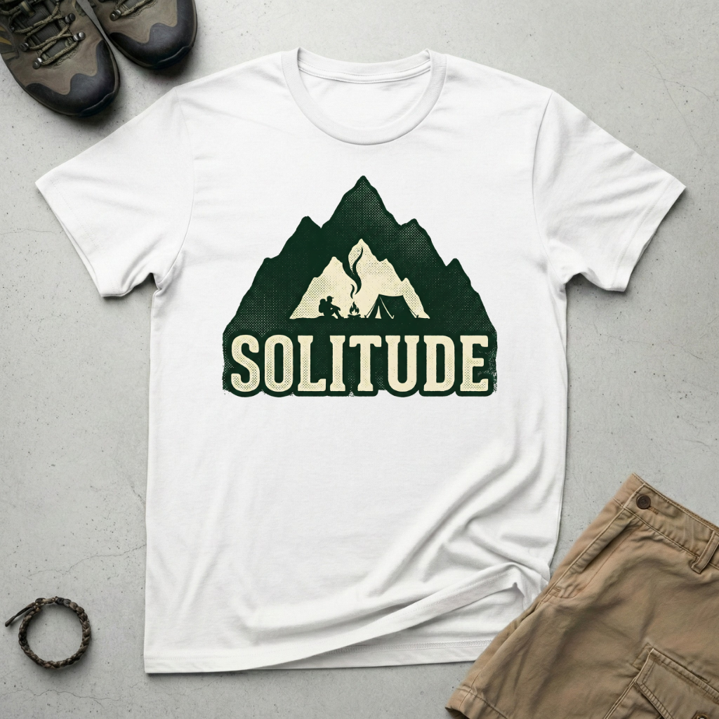 Vintage Mountain Solitude T-Shirt