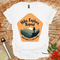 Hike Explore Repeat Nature is calling Polygon T-Shirt