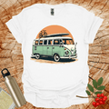 Old Van Surfboard Sandy Road T-Shirt