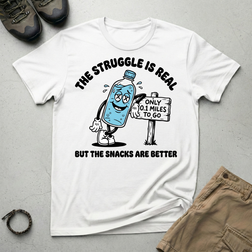 Exhausted Bottle Mascot T-Shirt